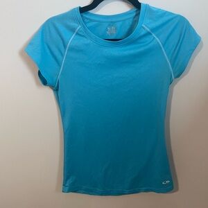 Champion Women's Aqua Short Sleeve Tee